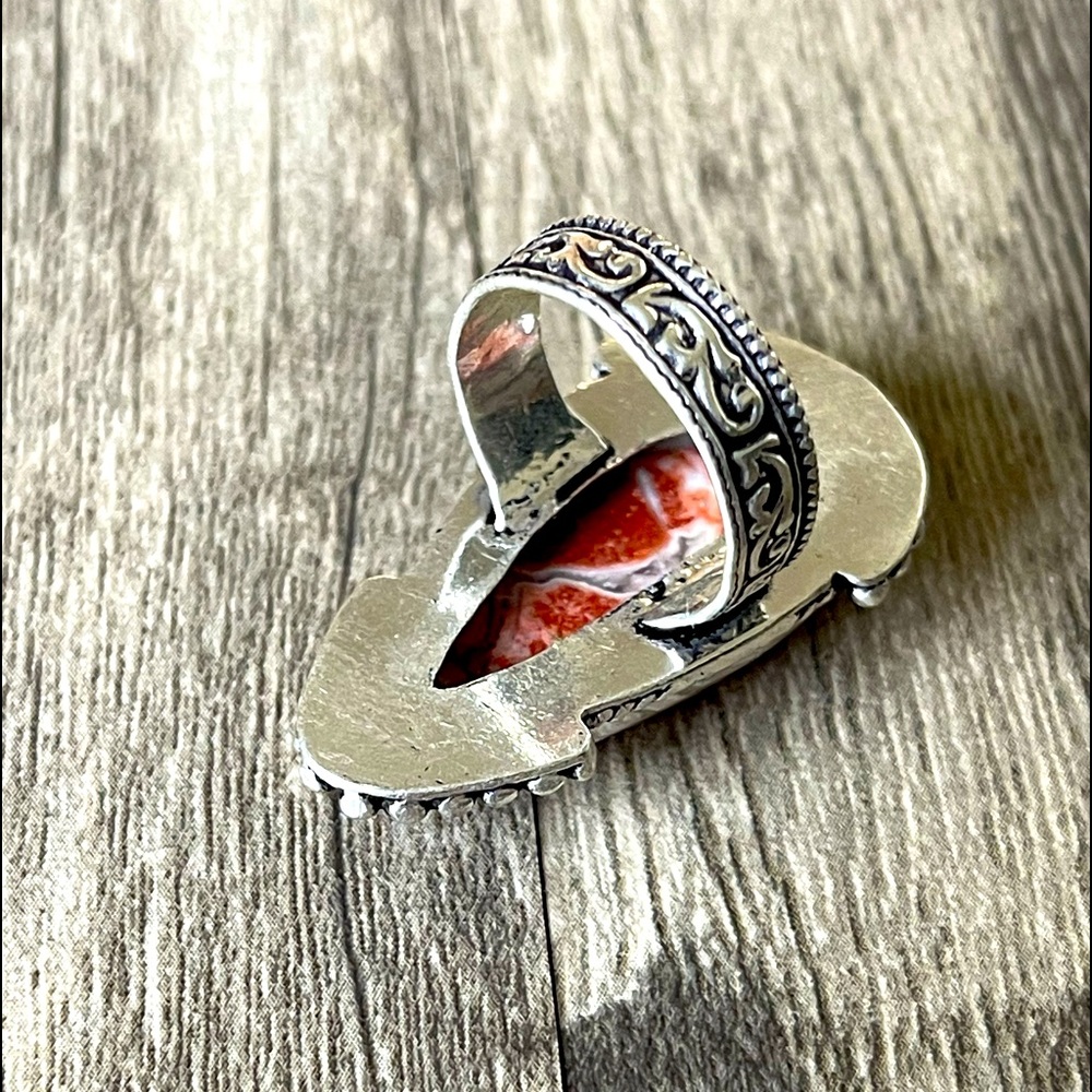 Sunstone 925 Silver Heritage Ring - image 6